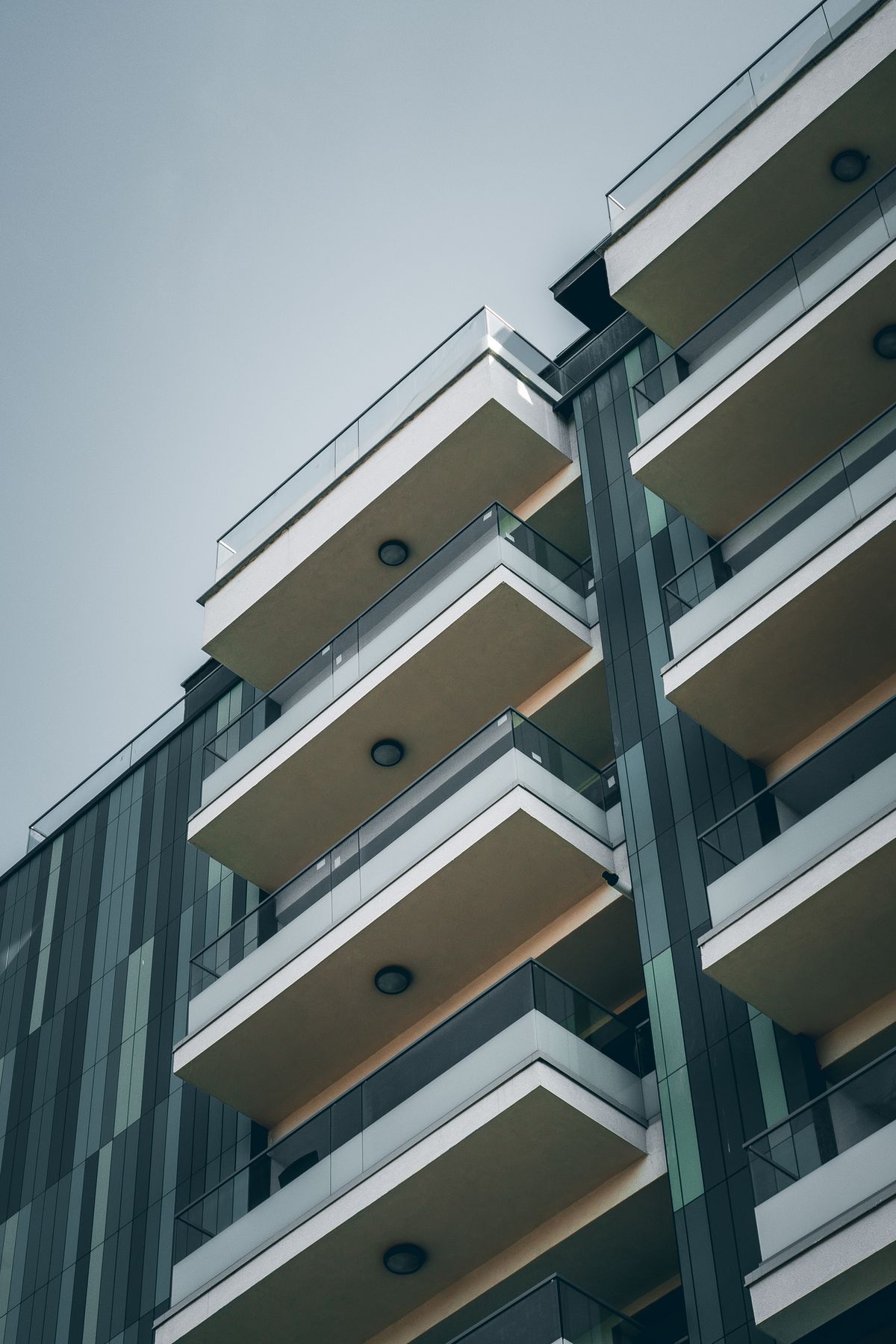 Modern residential building facade