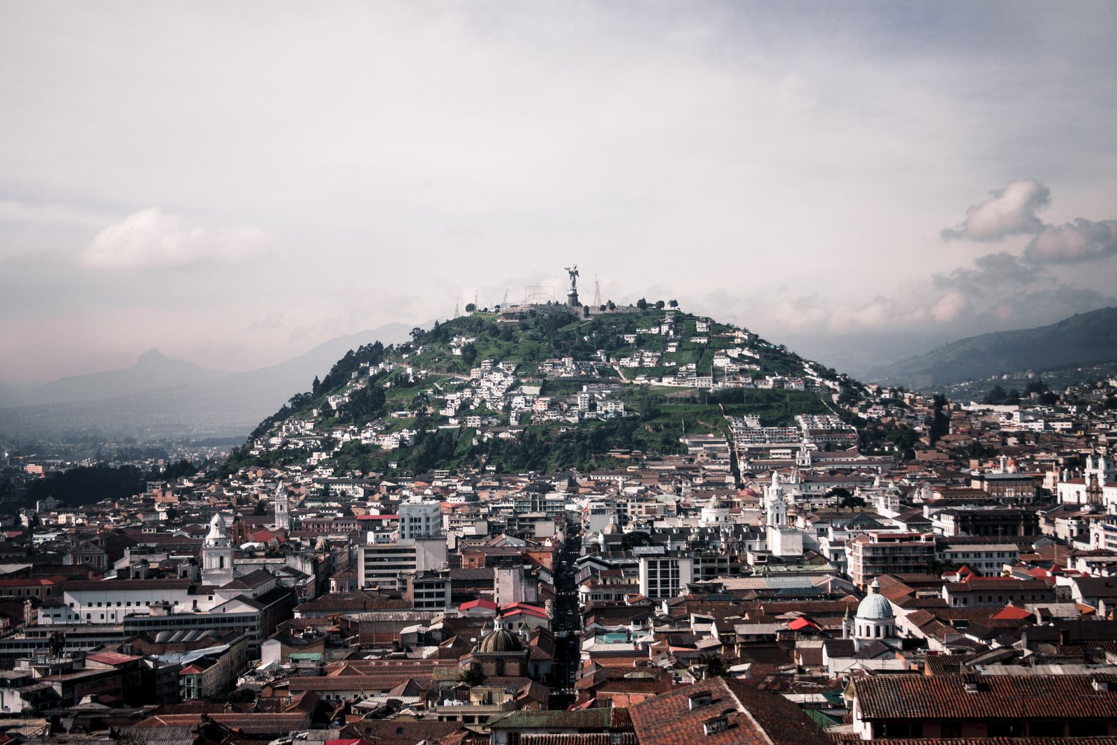 Historic architecture of downtown Quito
